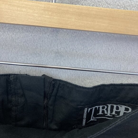 Vintage Y2K Tripp NYC Mini Skirt Plus Size 26 Goth Punk Skater Alt Dark Academia - Picture 6 of 15
